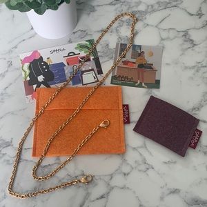 New Samorga Montaigne Crossbody chain & pouches